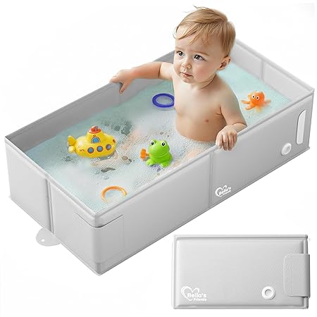 Baby Bathtub – Collapsible & Portable for Infants & Toddlers