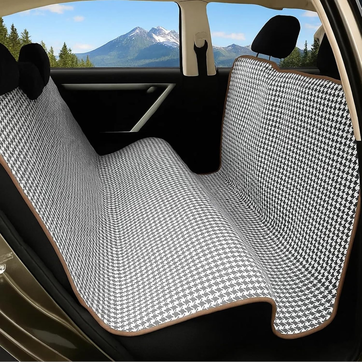 Waterproof Leather Dog Car Seat Cover