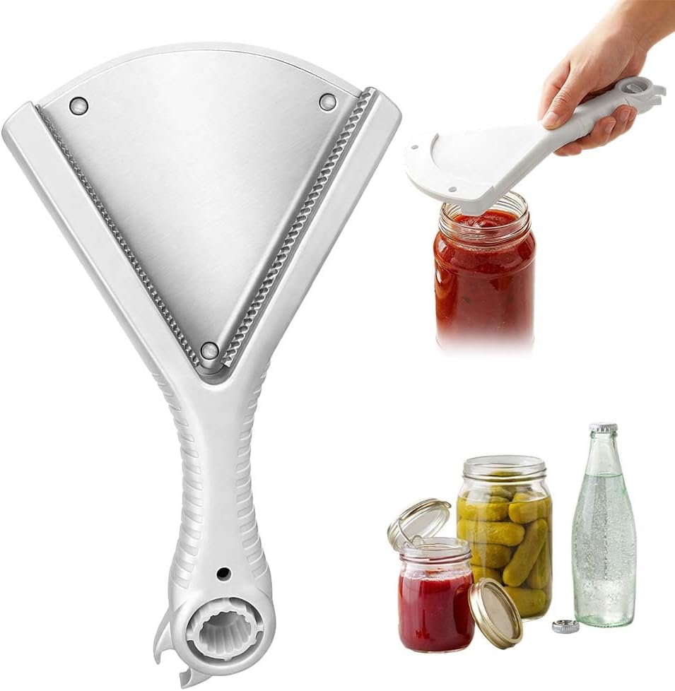 Jar Opener for Weak Hands – Multi‑Purpose Bottle Opener with Ergonomic Grip