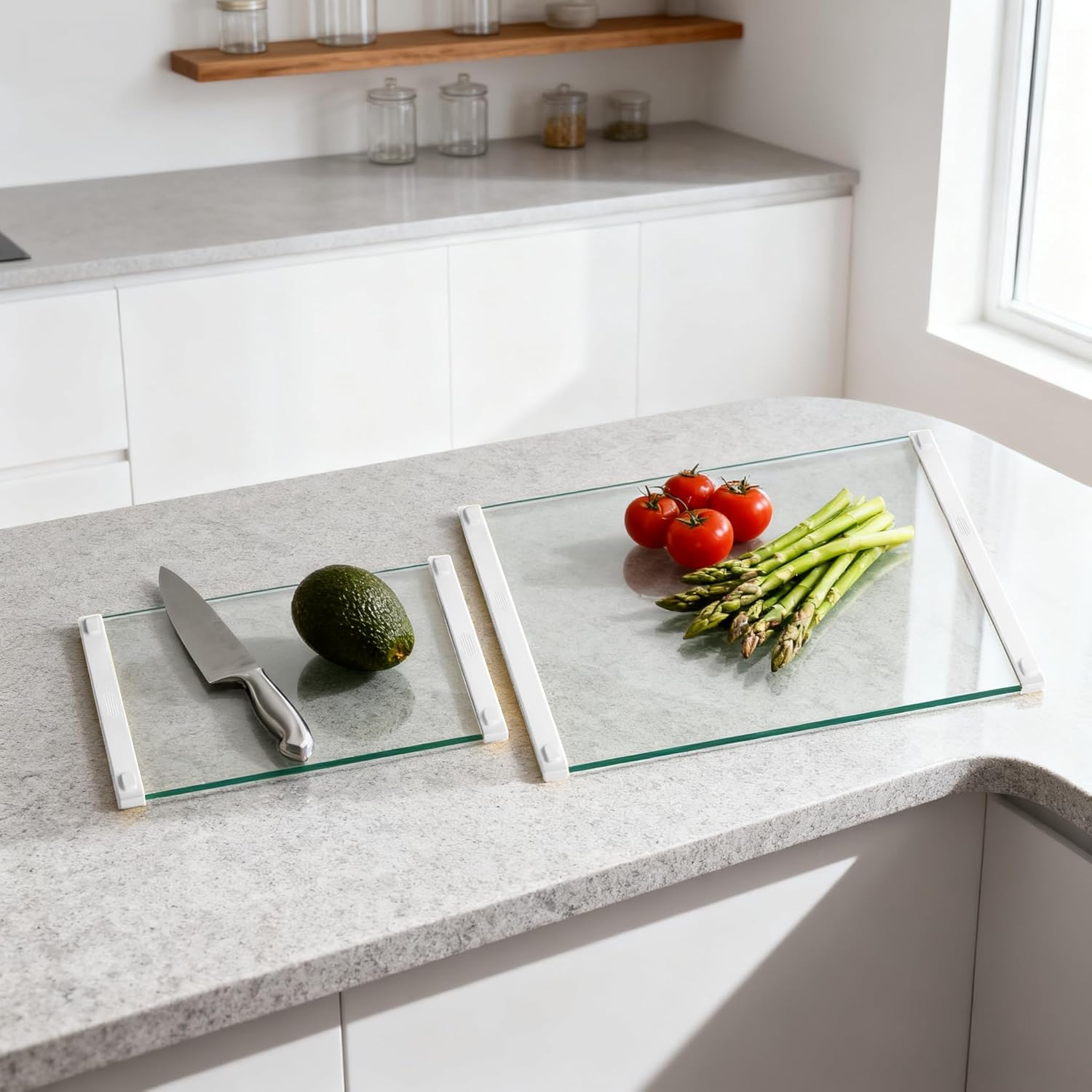 Tempered Glass Cutting Boards Set