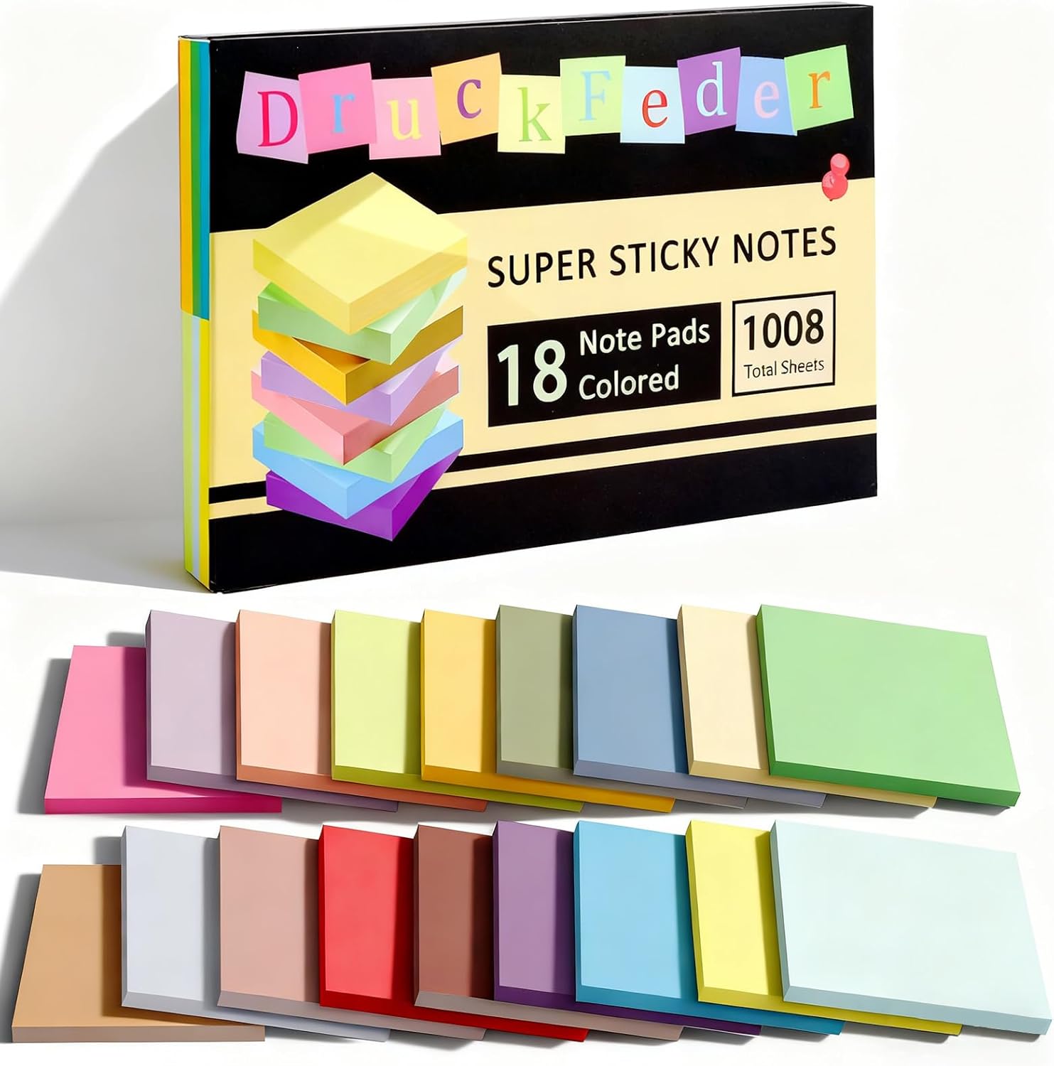 3×3 Inch Colorful Sticky Notes