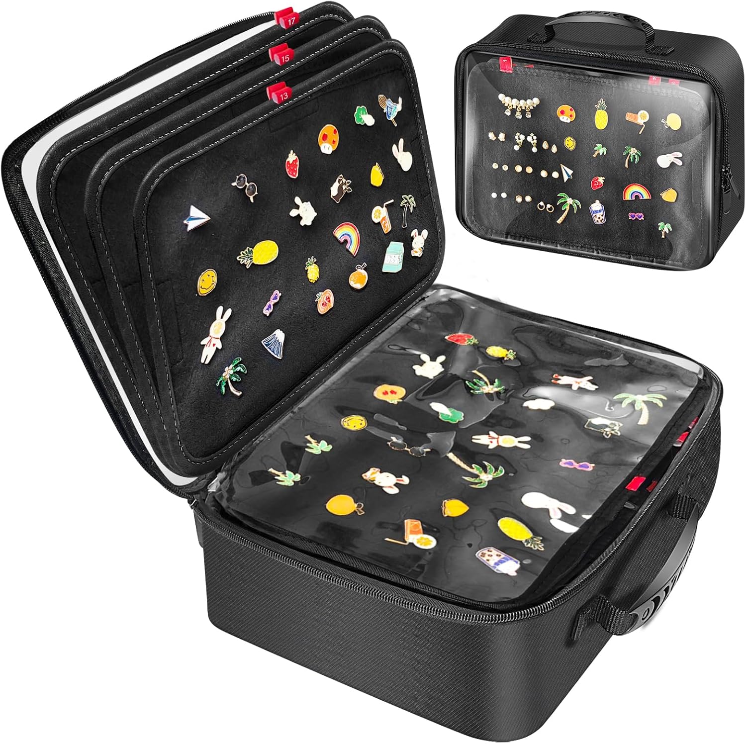 EVA Hard Shell Pin Display Bag