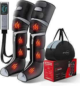 Leg Massager with Heat & Compression – Foot & Knee Pain Relief