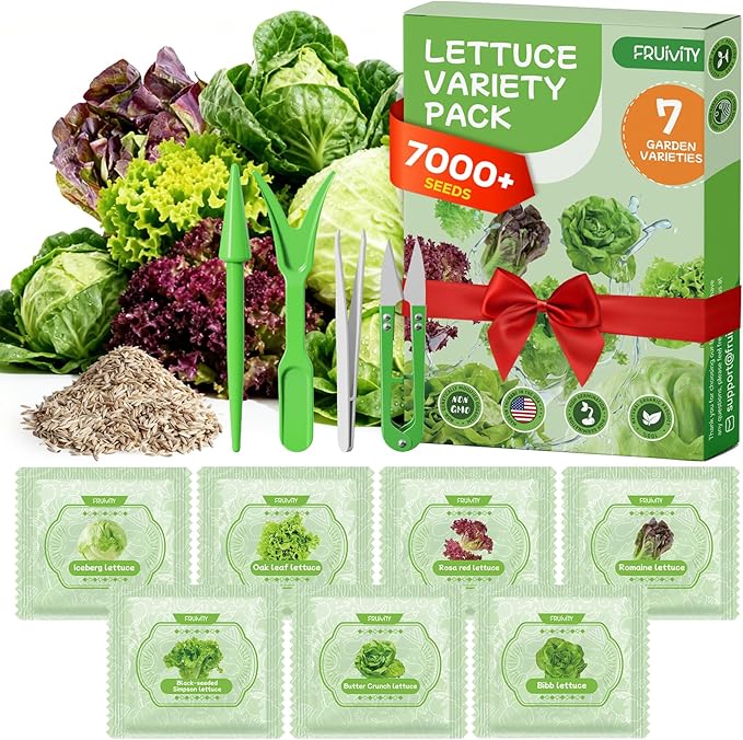 Heirloom Lettuce Seeds Collection 7‑Variety