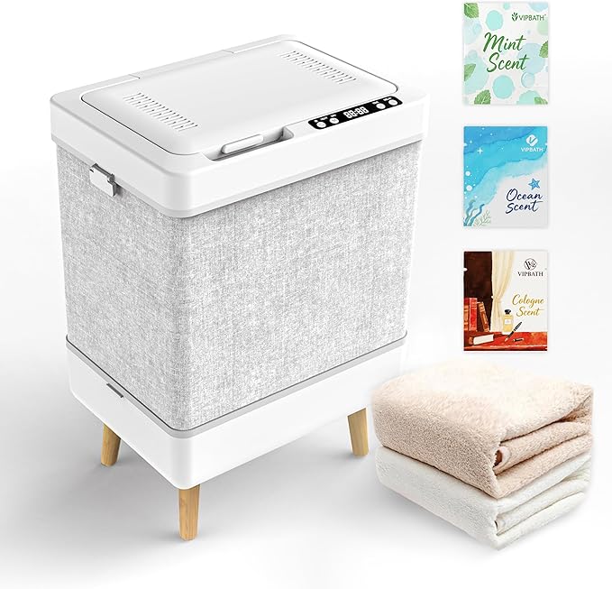 VIPBATH 35L Towel Warmer Bucket – Foldable, Space‑Saving Design