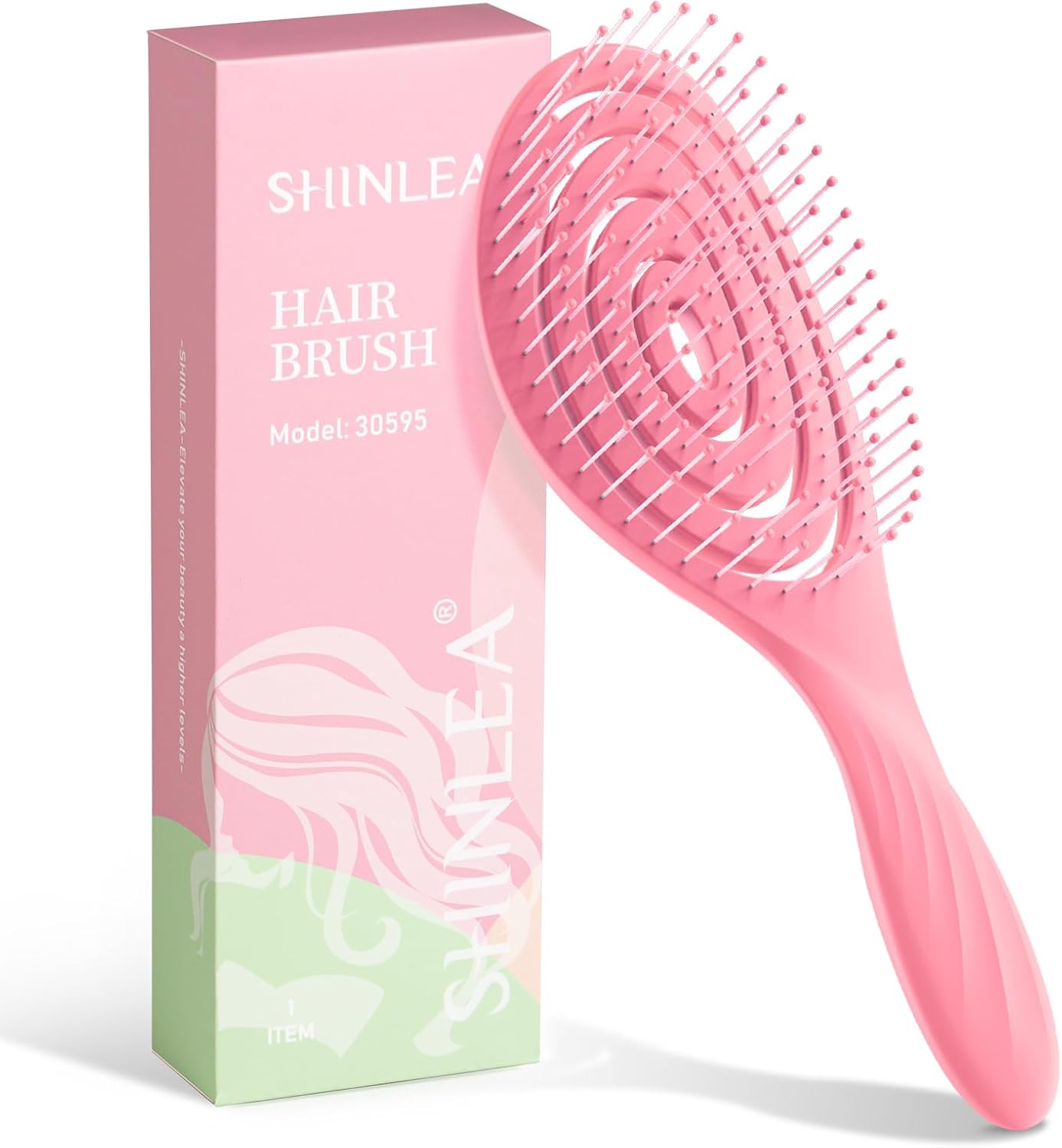 Detangling Wet Hair Brush Pink