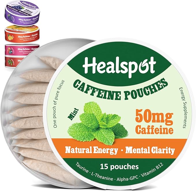 Caffeine Nootropic Pouches Energy