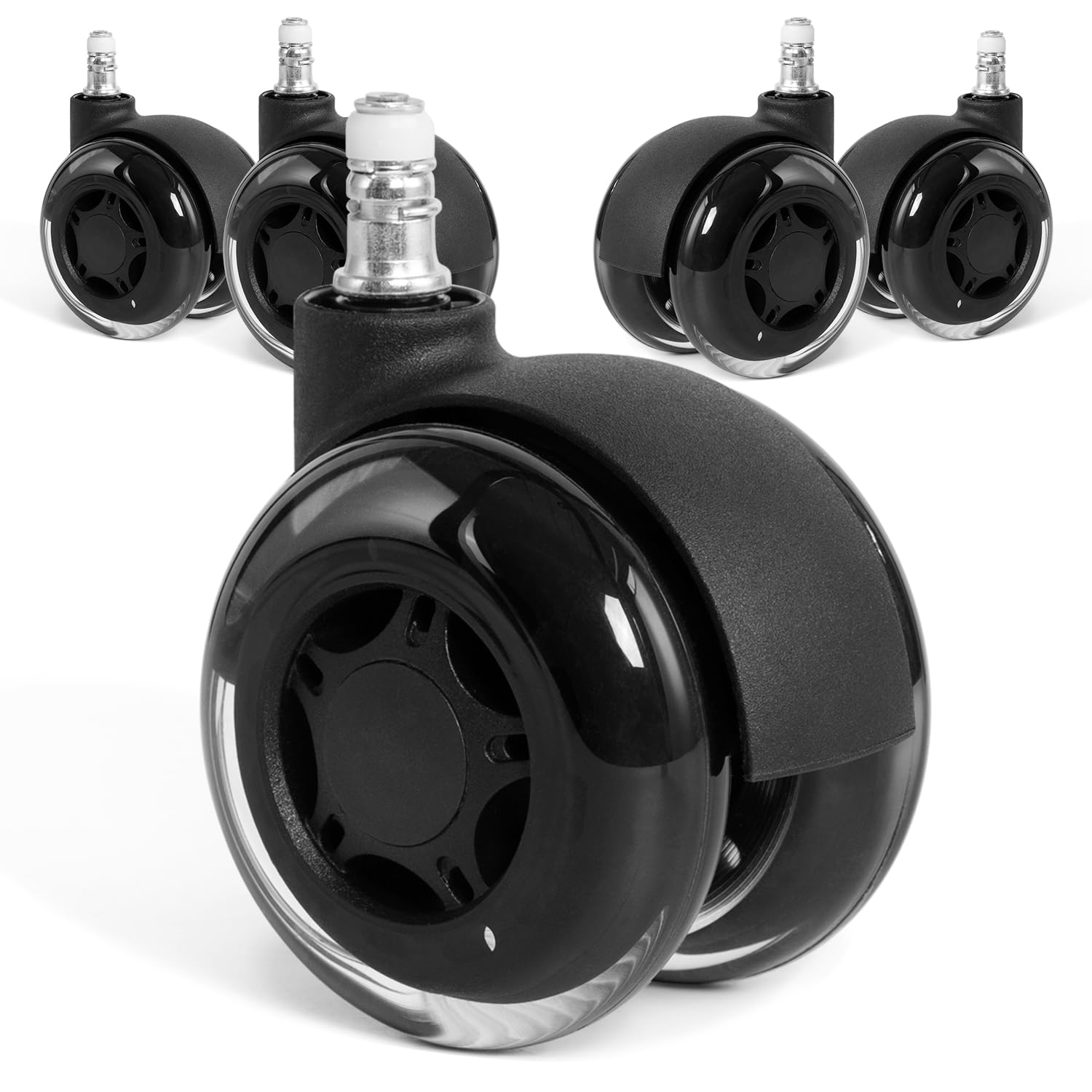 Double Rollerblade Office Chair Wheels