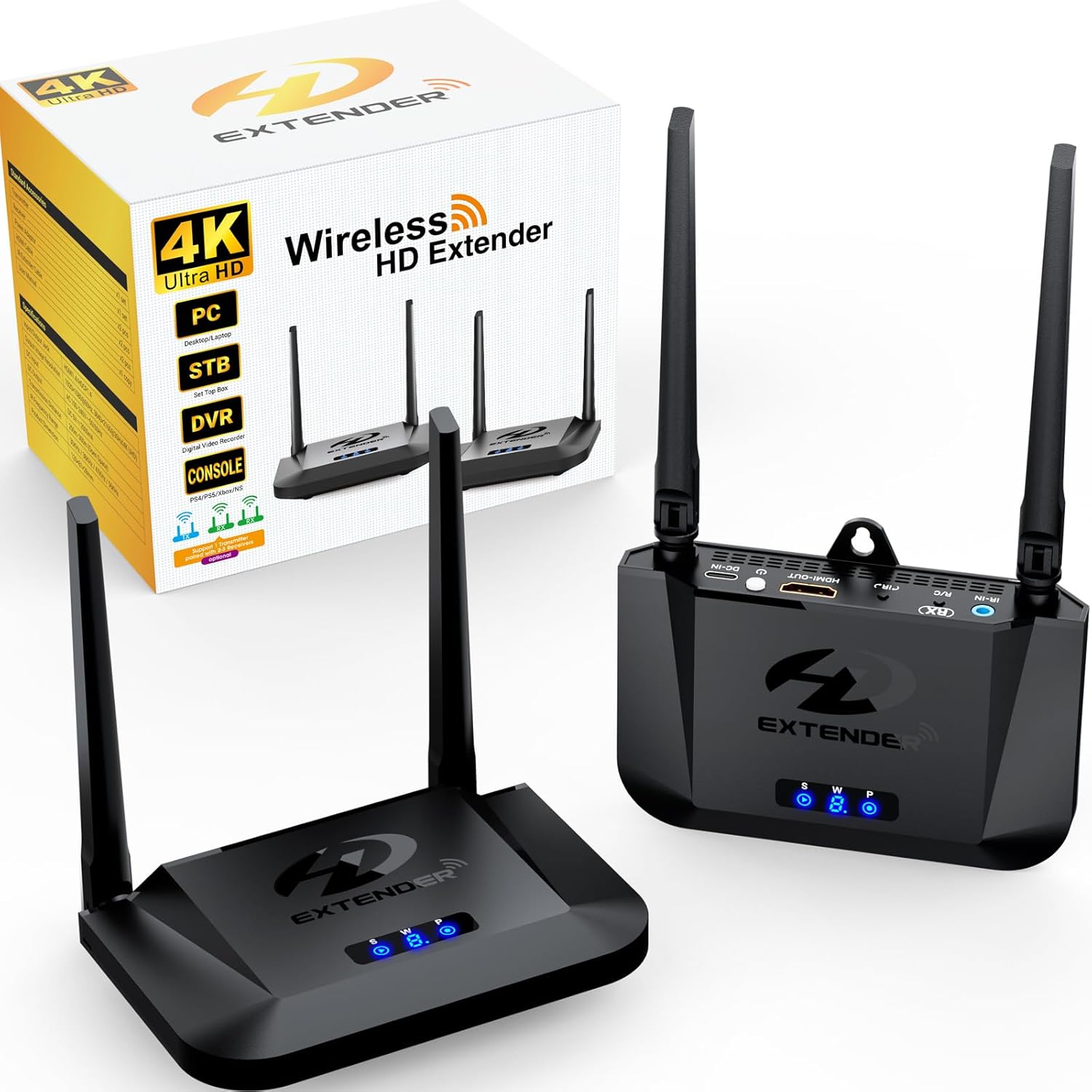 4K Wireless HDMI Transmitter Receiver