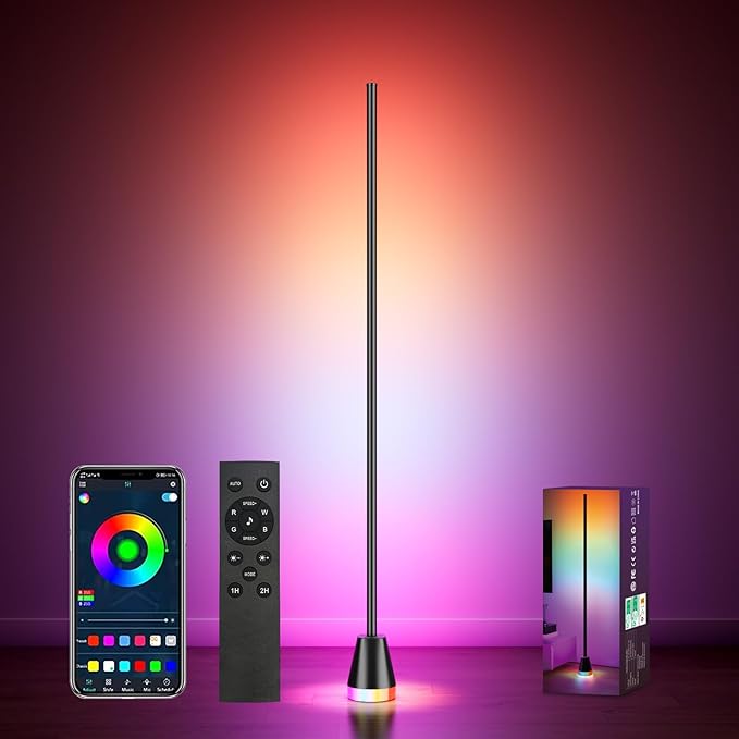 RGB Corner Floor Lamp Music
