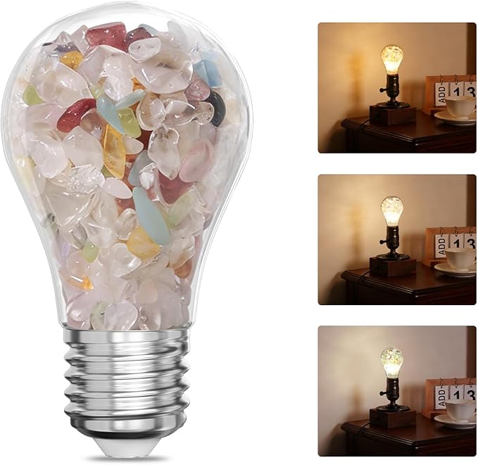 Crystal LED Healing Light Bulb