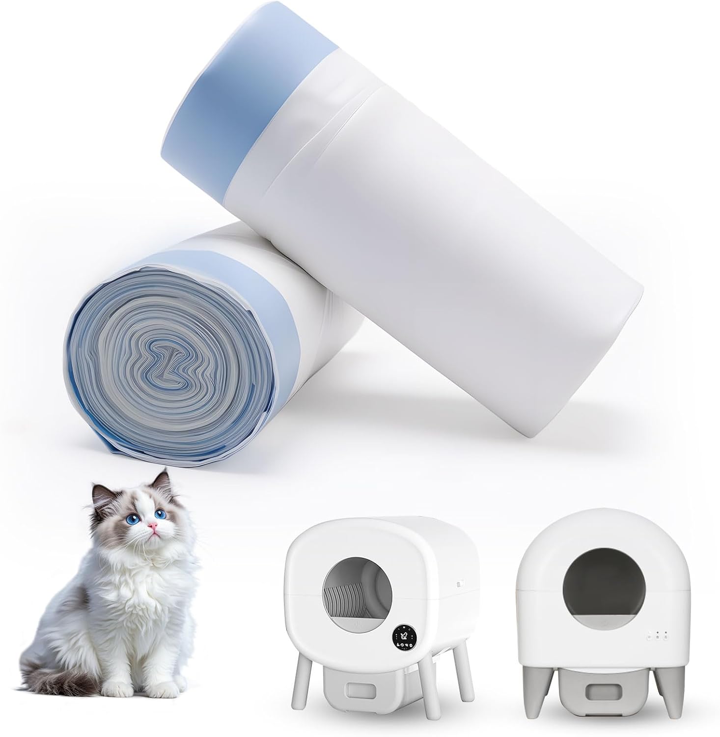 Heavy Duty Self‑Cleaning Litter Box Liners