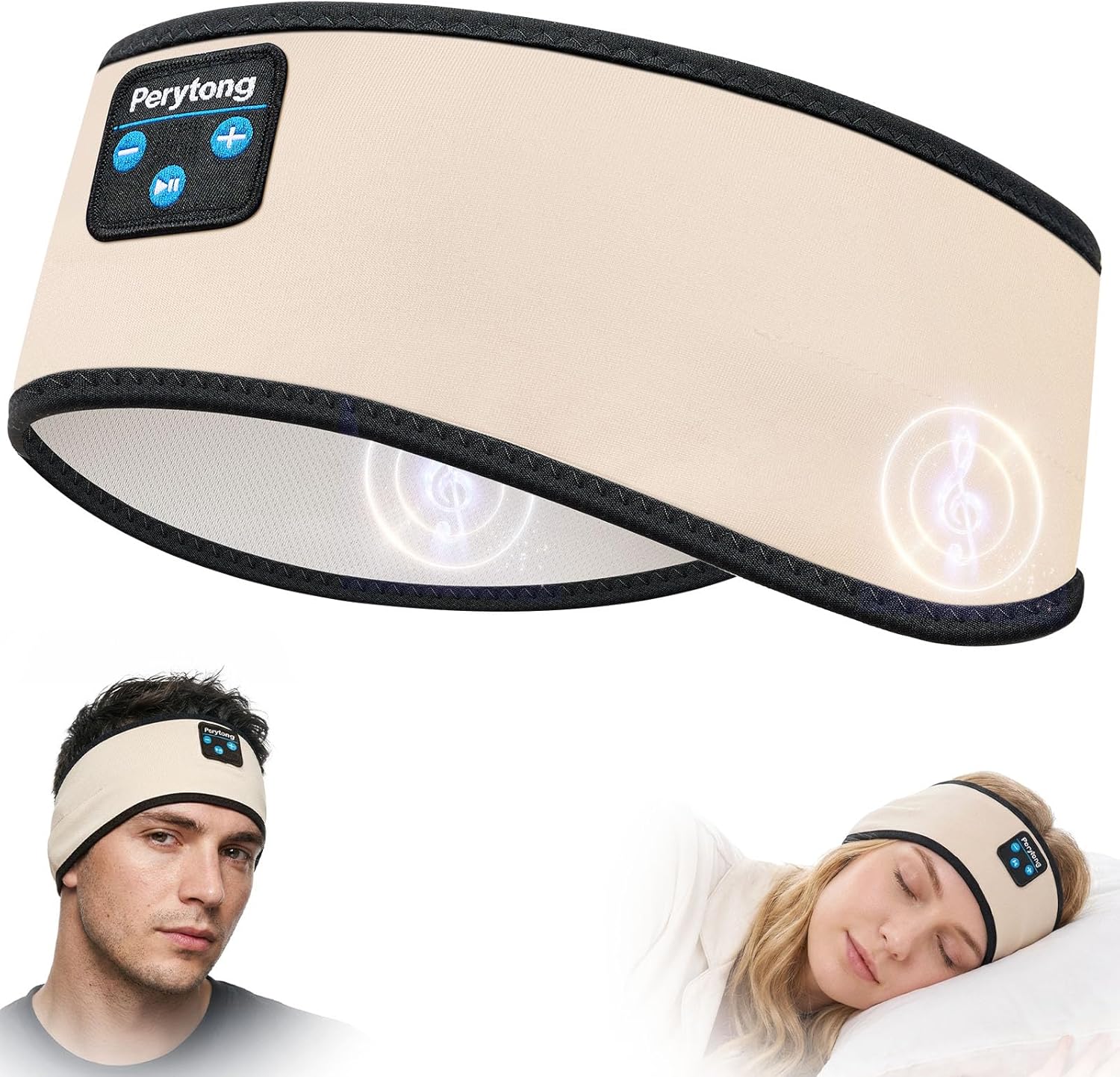 Bluetooth Sleep Headphones Headband Side Sleepers