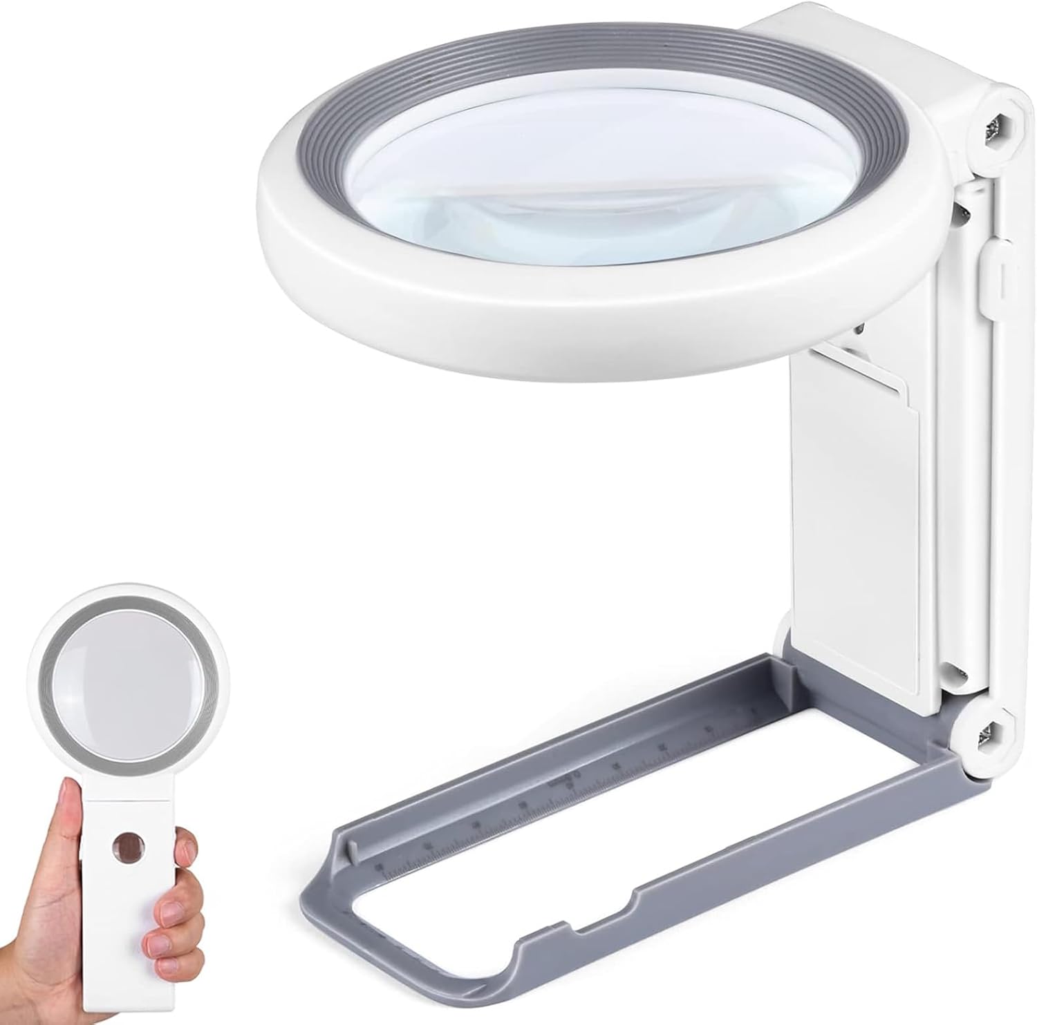 LED Magnifying Glass with Stand