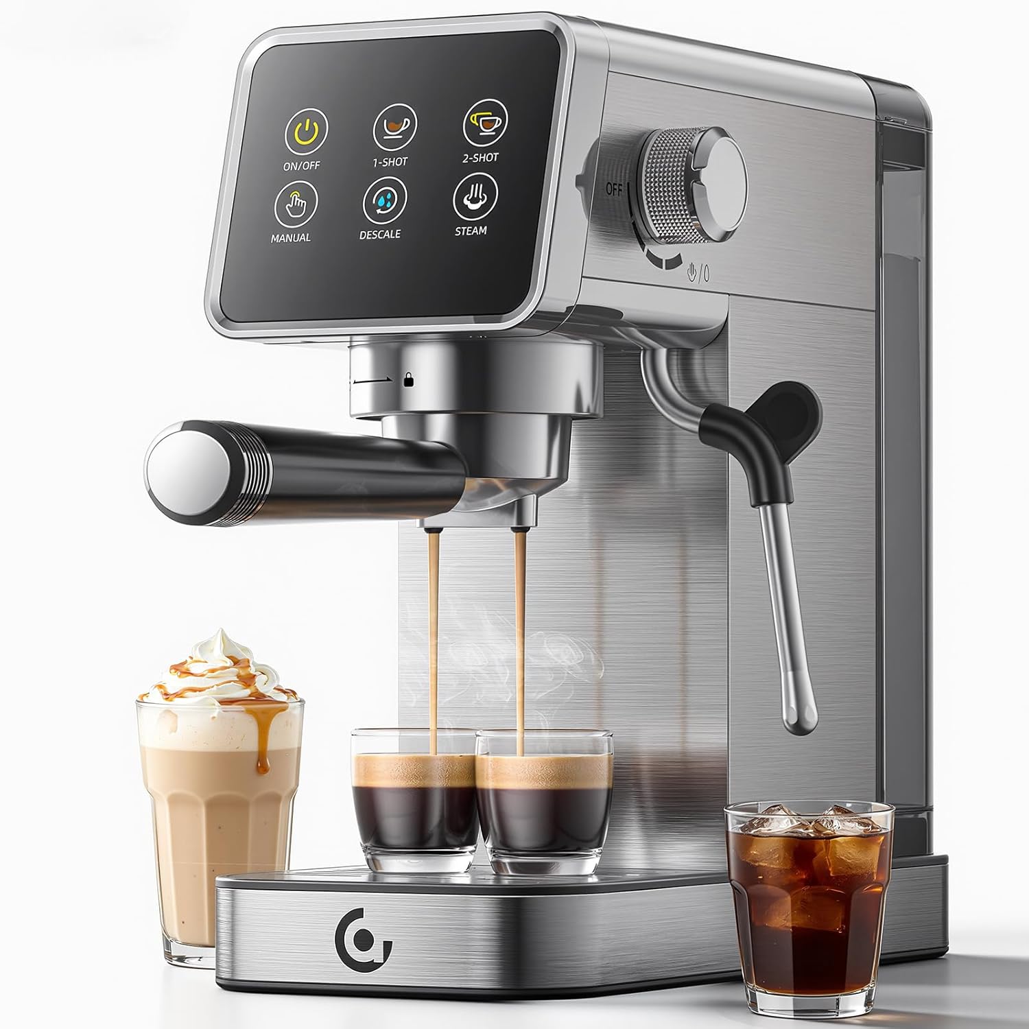 20 Bar Espresso Machine LED Touch Screen