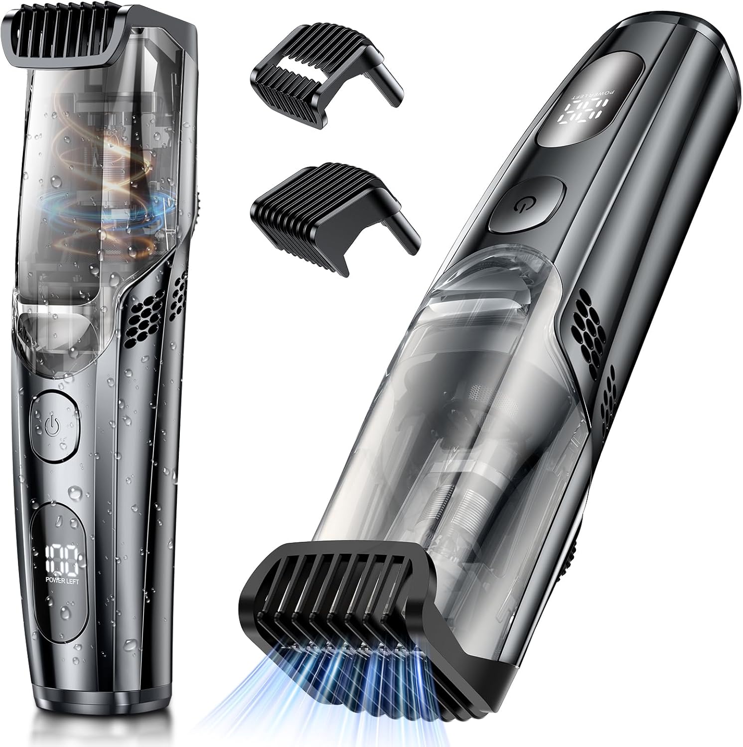 Advanced Vacuum Beard Trimmer Precision Knob