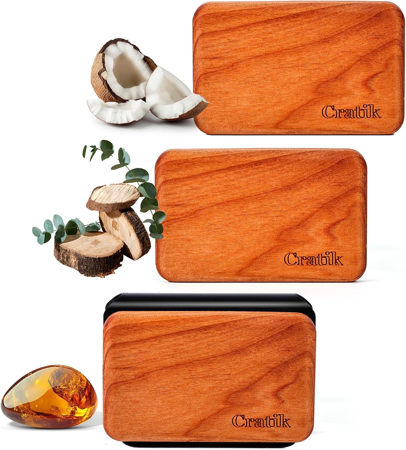 Wood Car Air Freshener Visor