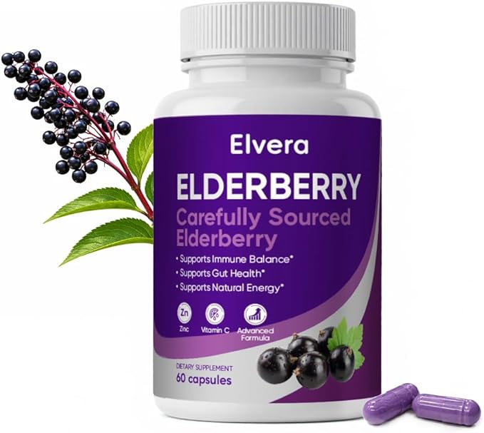 Elderberry Gut Support Complex Capsules