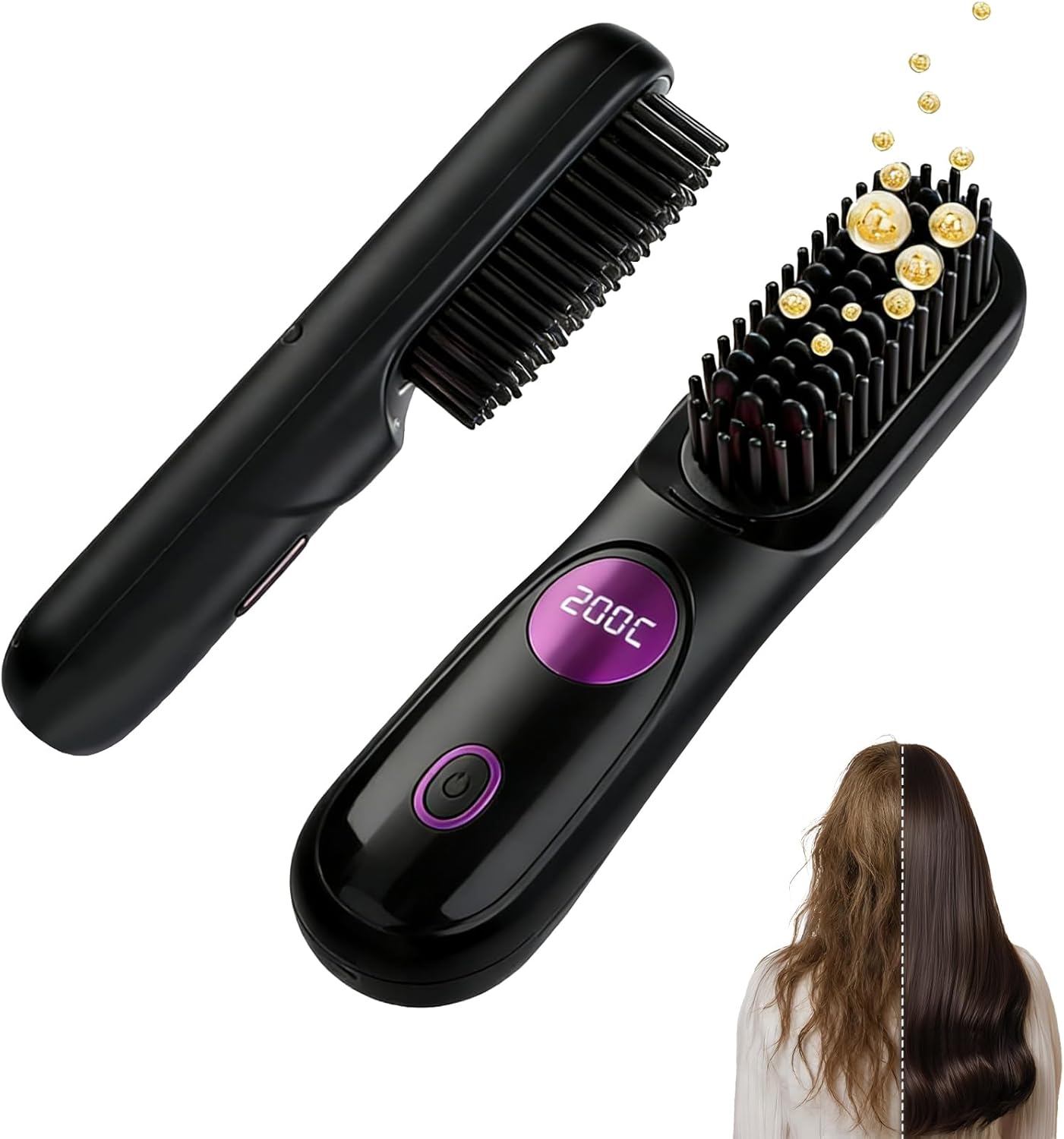 Go Brush Pro Cordless Hair Straightener 2026