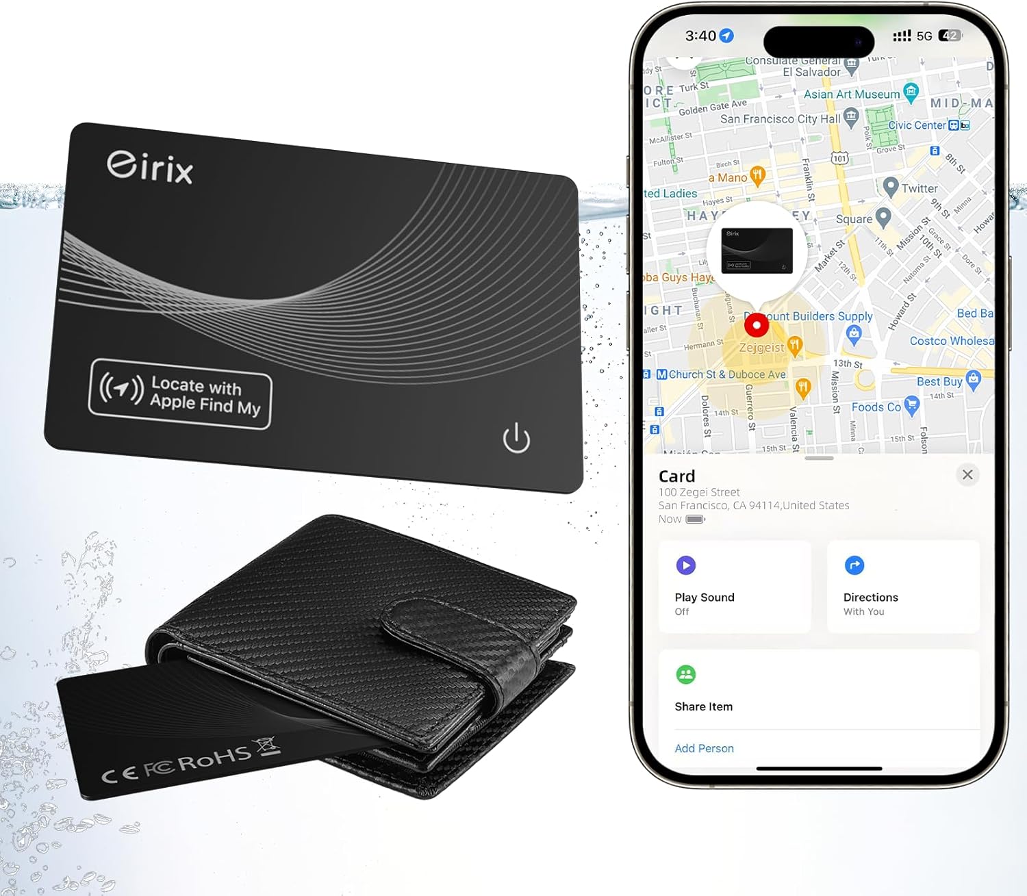 Wallet Tracker Card Apple Find My