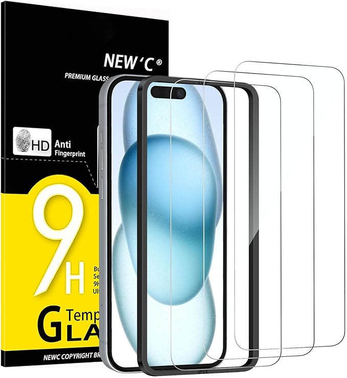iPhone 16 15 Screen Protector 3 Pack 6.1″