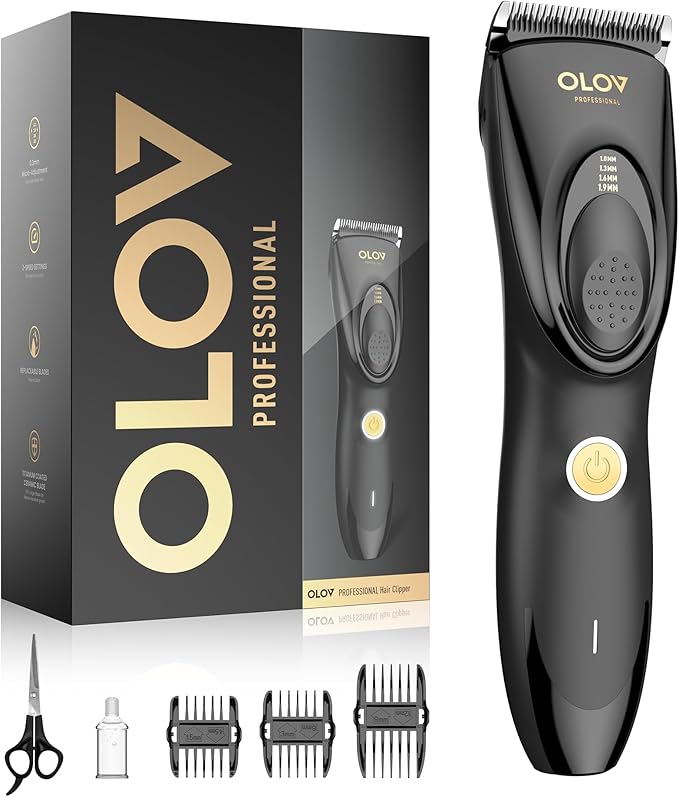 Cordless Hair Clippers Men Rechargeable