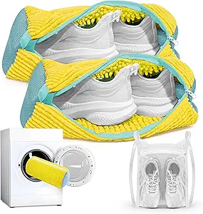 Shoe Washing Machine Bag 3PCs with Drying Bag