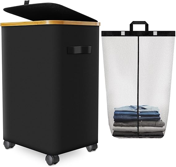 Laundry Hamper with Wheels