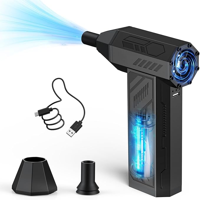 130000RPM 4-Gear Electric Air Duster Cordless Rechargeable