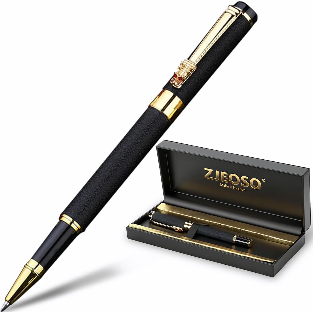 Luxury Black Lacquer Gold Plated Pen