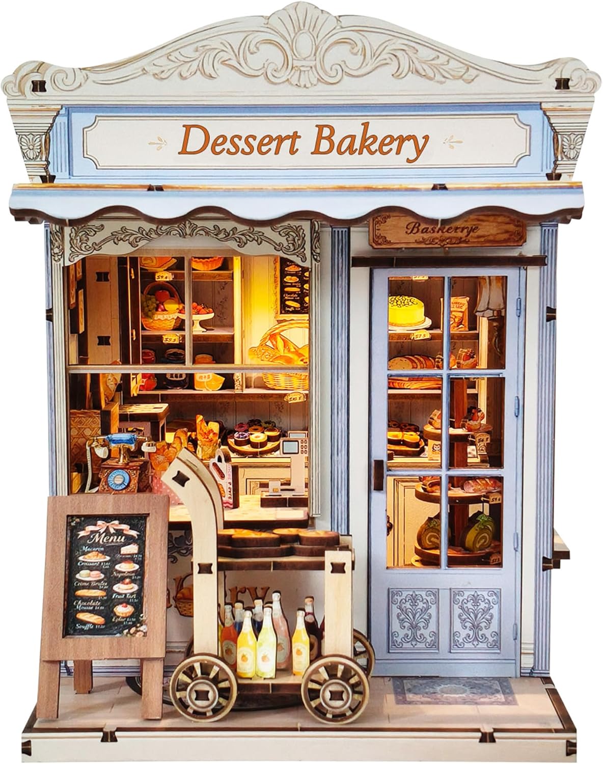 DIY Miniature Book Nook Bakery Kit