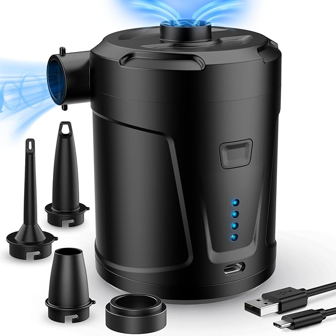 Electric Portable Inflatable Air Pump