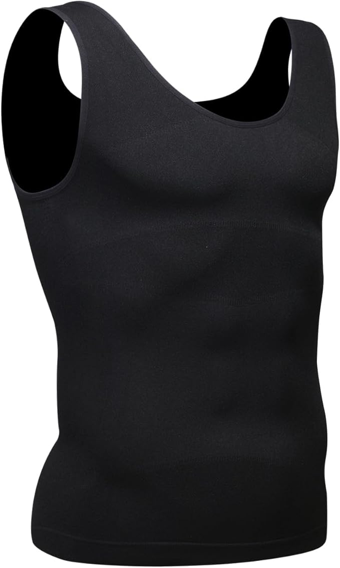 Men’s Gynecomastia Compression Shirt Slimming Undershirt