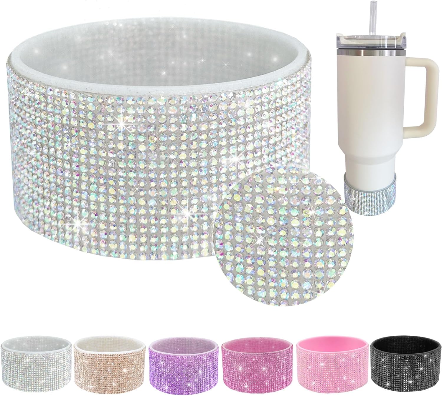 Diamond Glitter Silicone Tumbler Boot