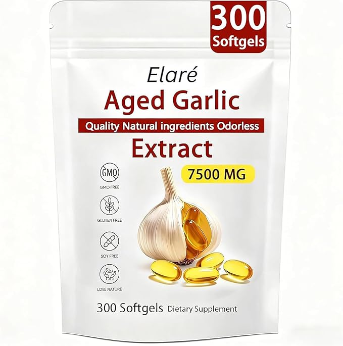 Elare Organic Odorless Aged Garlic Extract