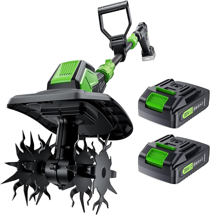 20V Cordless Electric Garden Tiller