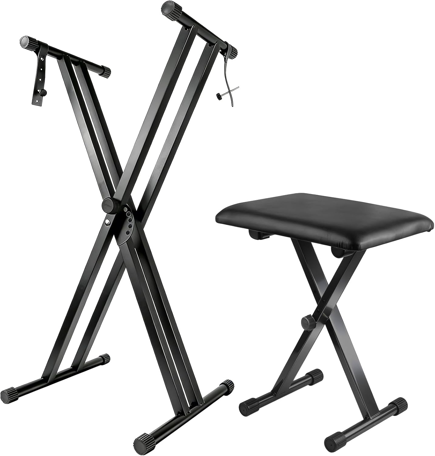 Double-X Keyboard Stand and Bench Set