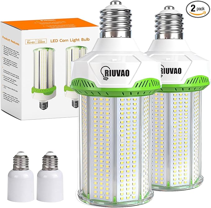 100W LED Corn Bulb 2 Pack 15000 Lumen