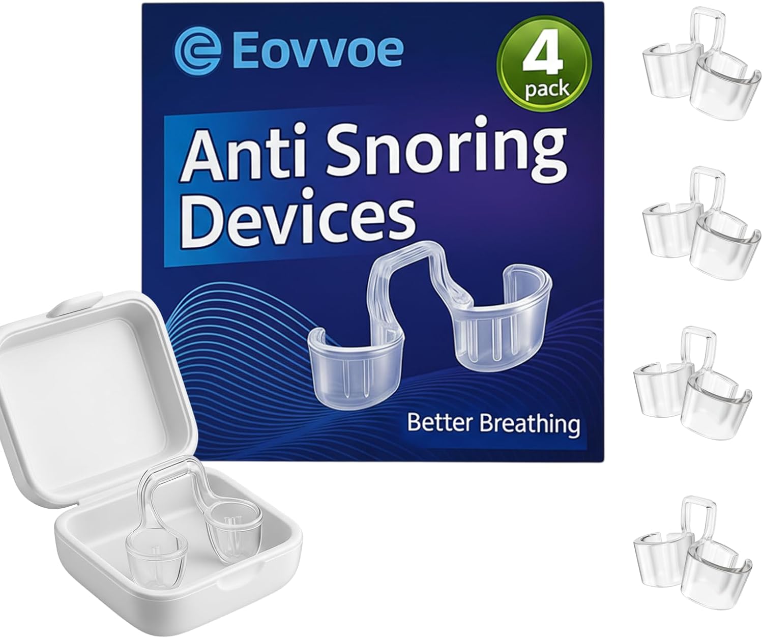Four Pack Anti Snoring Devices