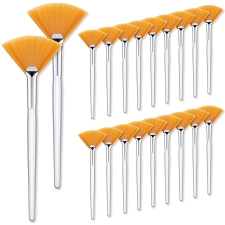 Twenty Piece Fan Facial Mask Brushes