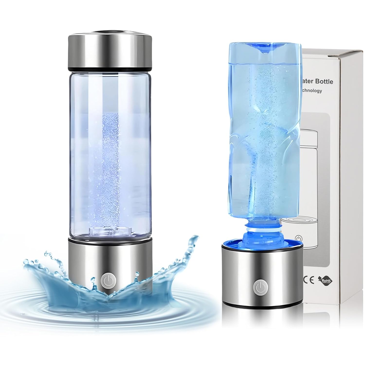 Hydrogen Water Bottle 4000PPB SPE PEM Portable