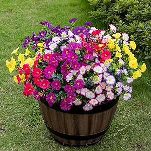 Twelve Bundles Artificial Outdoor Flowers