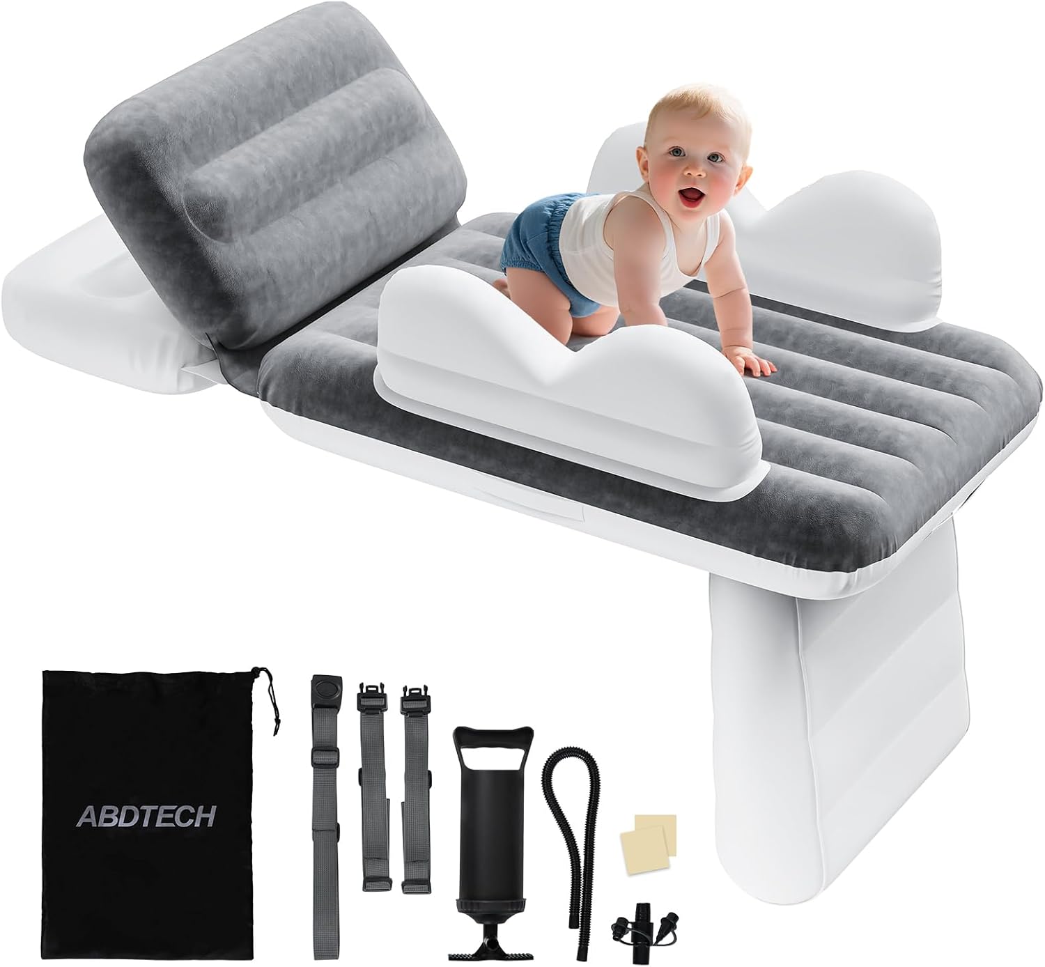 Inflatable Toddler Airplane Travel Bed 37 Inch