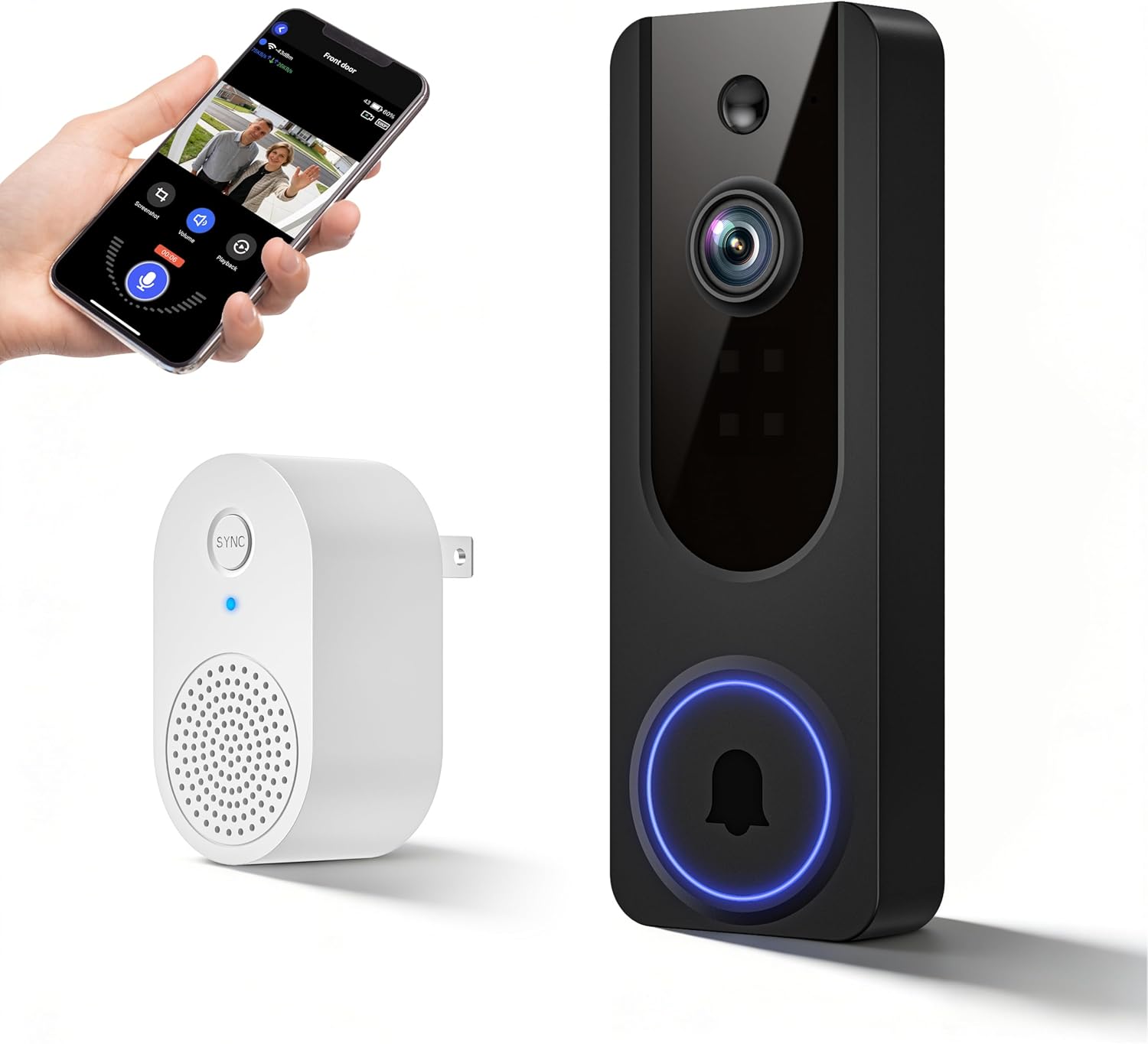 Wireless Ten Eighty P Doorbell Camera