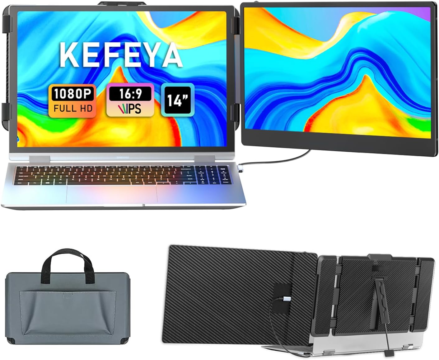 KEFEYA Fourteen Inch Laptop Screen Extender