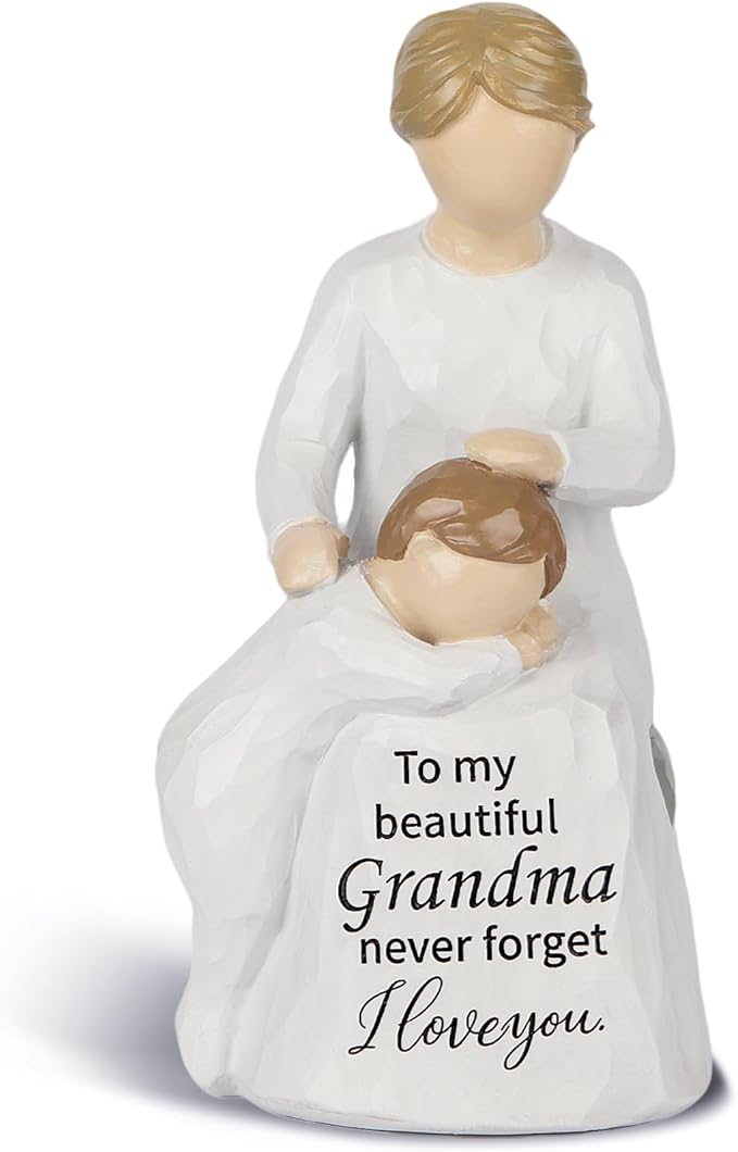Hand Painted Resin Grandma Figurine