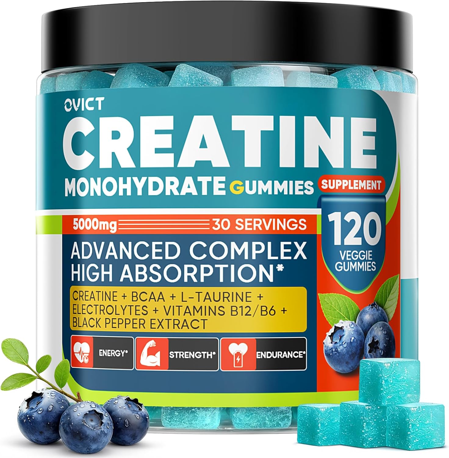 Creatine Monohydrate Energy Gummies Complex