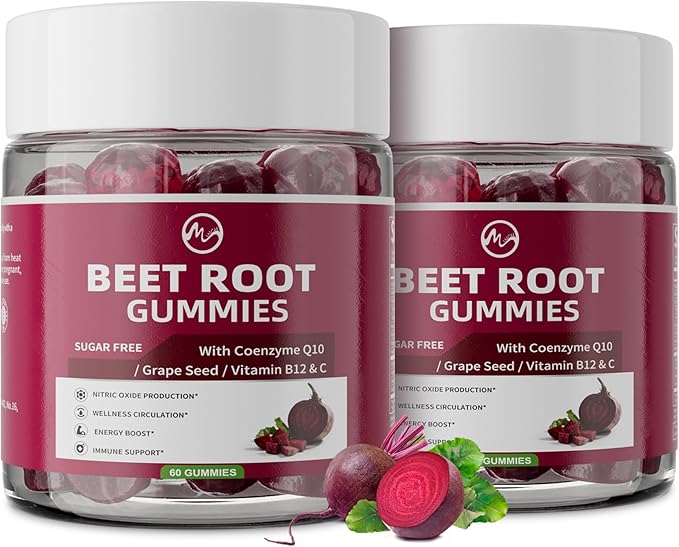 Beet Root Gummies Blood Pressure Support