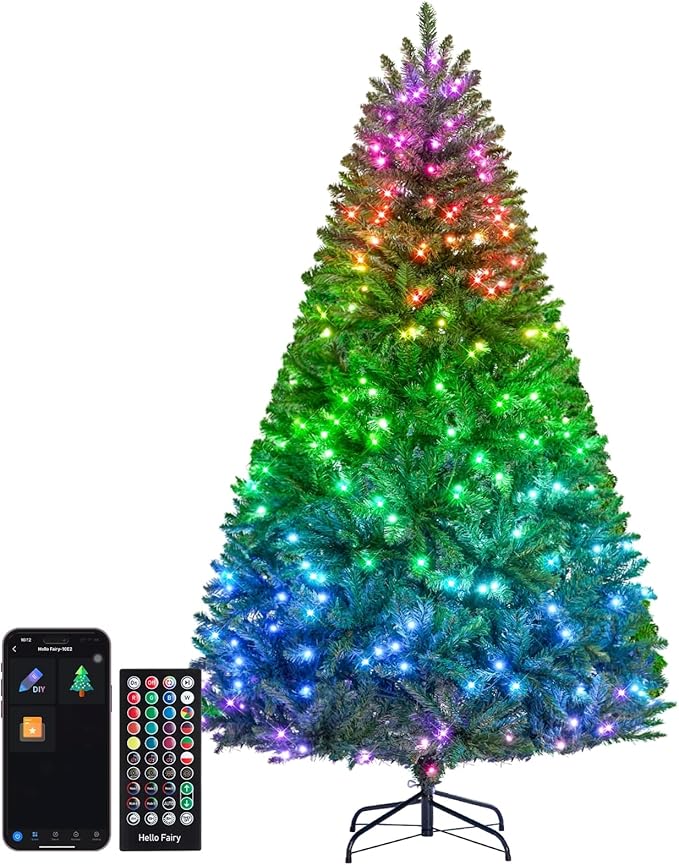 Six Foot Prelit Smart Christmas Tree