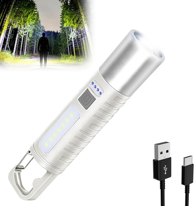 Upgraded Powerful LED Flashlight Rechargeable